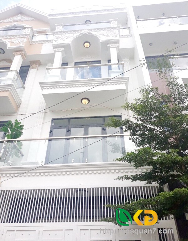 Bán nhà 2 lầu sân thượng mặt tiền hẻm đường Huỳnh Tấn Phát Nhà Bè.